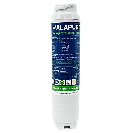 Alapure KF310 Waterfilter Bypass Cartridge Geschikt voor Siemens  740572 / SCRNFLTR10